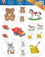 Наклейки Игрушки-3